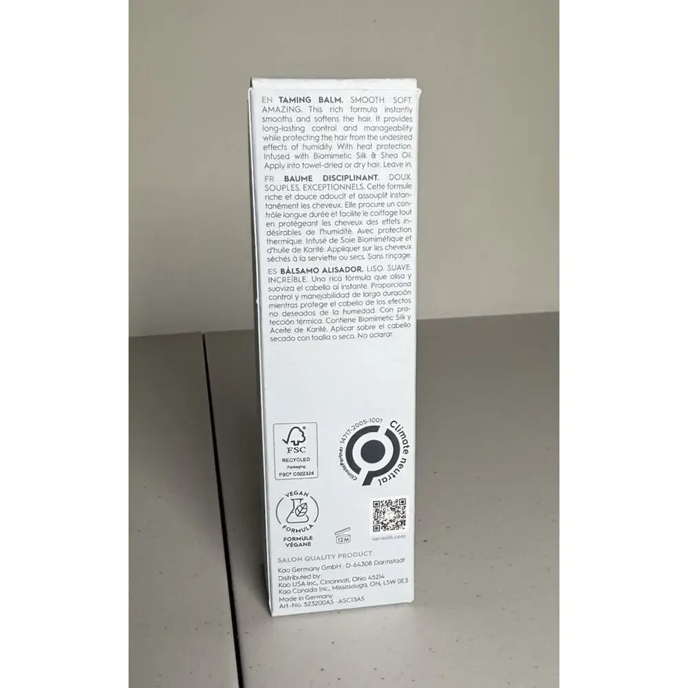 KeraSilk Smoothing Taming Balm Vegan Pro Salon Hair Product 2.5 oz